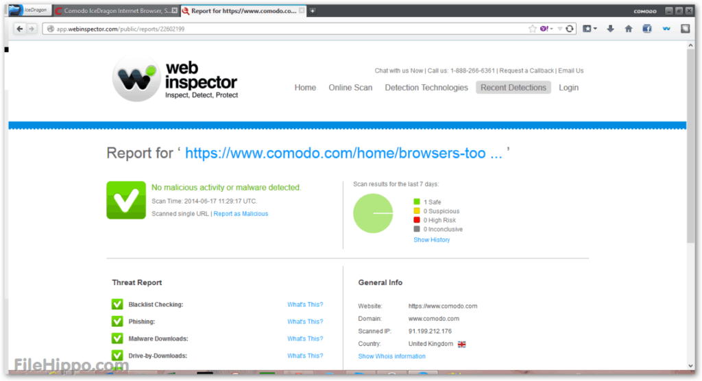 Comodo IceDragon Web Browser