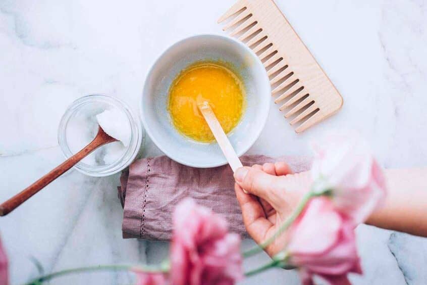 "Yogurt and Honey Mask: Indulge your hair in a luxurious blend of yogurt and honey, offering deep nourishment, hydration, and a natural, healthy glow."