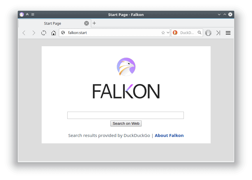 Falkon Web browser